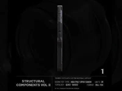 31 Structural Components Vol II SUBD 3D model