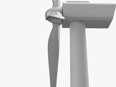 Wind Turbine 3D model 7
