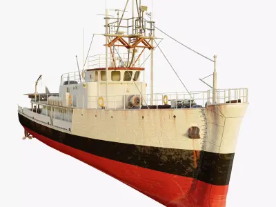 Calypso - Blender - FBX - OBJ - 3DS - DEA 3D model