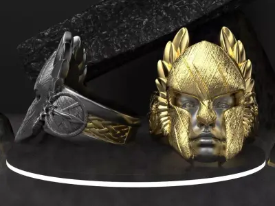 Spartan ring 3D print model