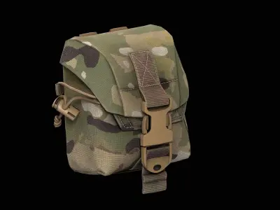 CRYE Frag Pouch Low-poly 3D model