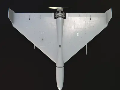 Iranian Kamikaze Drone Shahed 136 or Geran-2 LowPoly 3D model