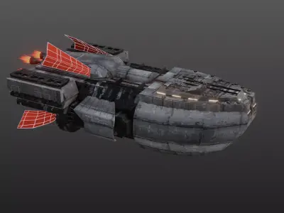Hutt heavy Cruiser 2 3D model