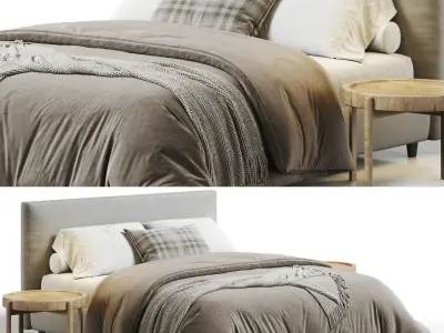 Dunvik Bed 3D model