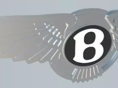Bentley 3D logo 3D model