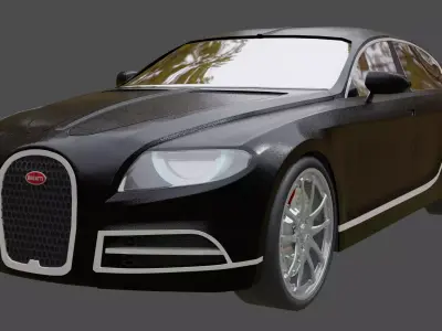 bugatti galibier 3D model