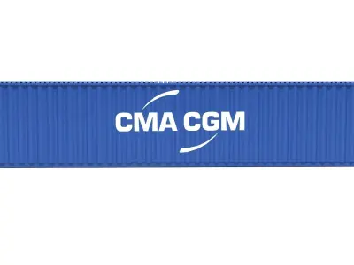 Shipping Container CMA CGM 3D model
