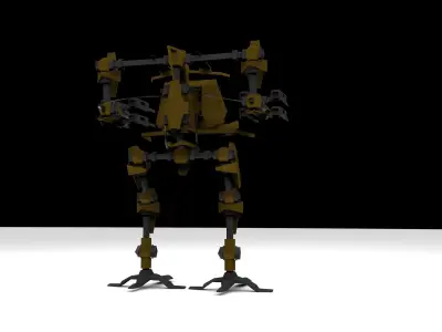 Heavy Combat Bot 3D model