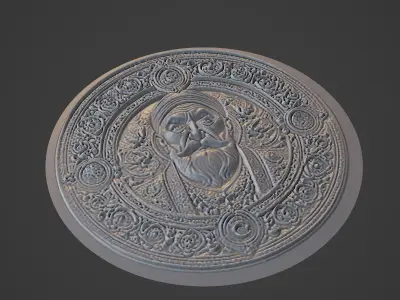 Mehmed the Conqueror Medallion 3D print model buy