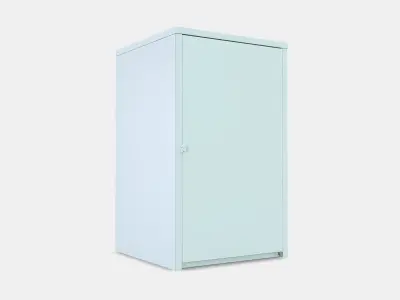 HALLAN Cabinet Low-poly 3D model