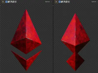 ethereum model logo Free 3D model