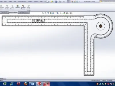 Scale letter l Free 3D model