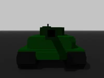 Tank magicavoxel 3D model