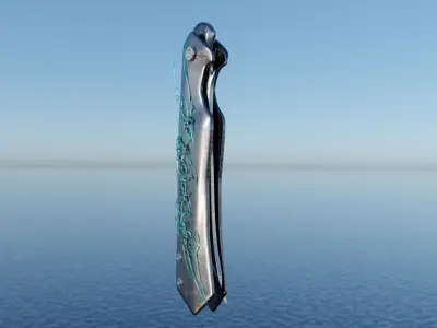 Sigilism Knife 3D model