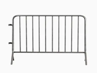 Fence Barrier 07 Low-poly 3D model