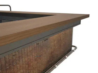 Big Industrial Counter 3D model