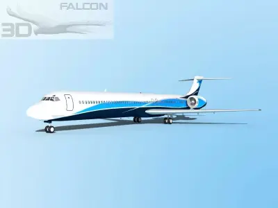 Falcon3D MD-80 Corporate 3 3D model