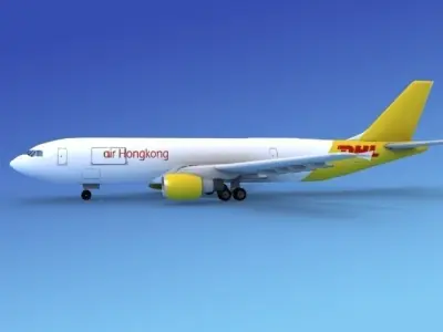Airbus A300 Air Hong Kong 3D model
