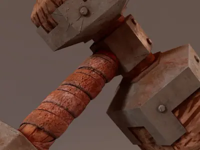 Warhammer Free low-poly 3D model purchase