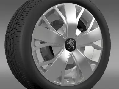 Peugeot Boxer wheel 3D model