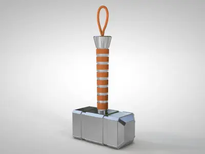 Mjolnir - Hammer Low-poly 3D model