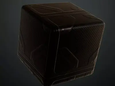 Sci-Fi Armor Diamond Plate Panel PBR SEAMLESS Texture