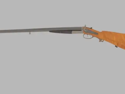 Antique Rifle 3D model