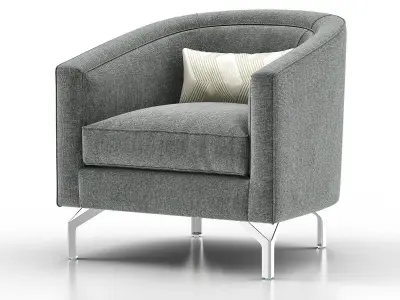 ANNETTE CABRIOLE Armchair 3D model