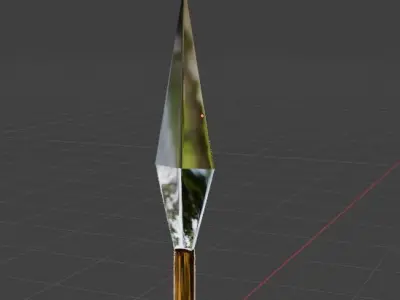 ANCIENT INDIAN ARROW 3D model
