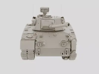 Tracked Heavy Assault Tank for 3D print 3D model