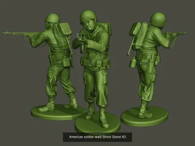 American soldier ww2 A3 Pack