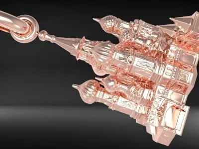 Church Pendant 3D print model