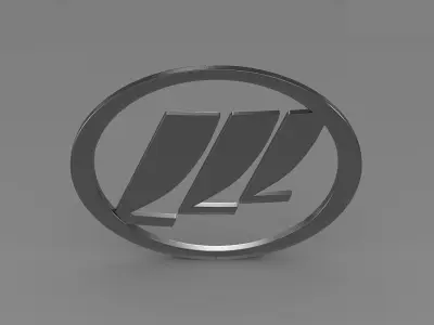 lifan logo 3D model by Sergey
