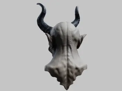 Demon Bust - 3D Model CGTrader Low-poly 3D model