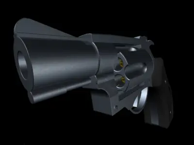 Revolver 3D model 5