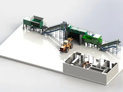 Fuel Handling System Plant 3D model