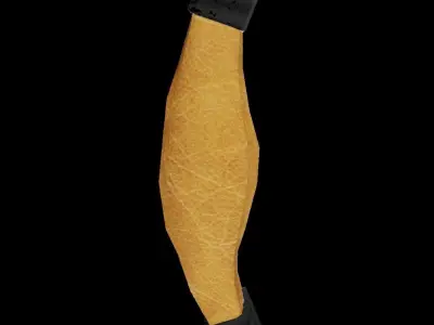 Recurve Bow Hungarian Traditional Low-poly 3D model