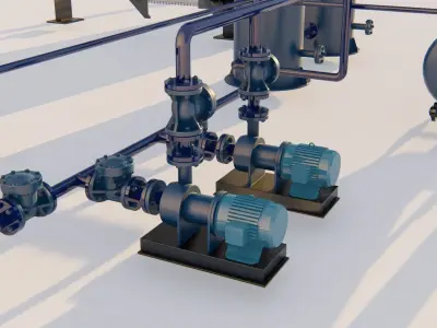 Gold mining disorption  3D Model 3D model