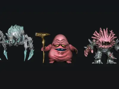 Creature Monsters 3D model order