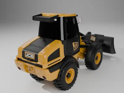 JCB Wheel Loader - High poly Model 3D print model