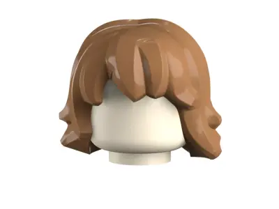 Custom3Dprint Minifigure Accessory - Minifigure Hair S3 - 03 3D print model