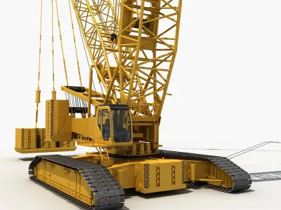 Crawler Crane 3D model purchase