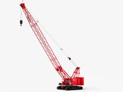 Manitowoc MLC100-1 Crawler Crane 3D model