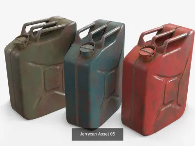 Jerrycan Assets Collection 3D Model Pack