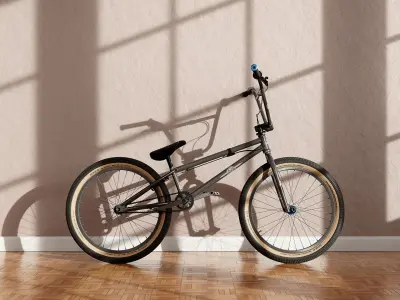 Bicycle  Bmx High Detailed 3D model