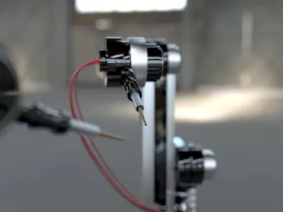 Mechanical arm Robotic Arm Controlled 3D Models  3D model