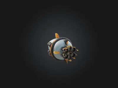 Cartoon Jetpack 3D model