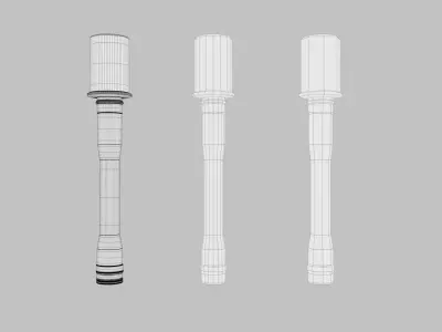 German war grenade - for game Low-poly 3D model