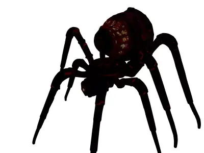 SciFi Robotic Spider Drone 3D model