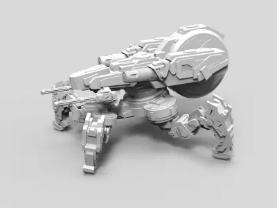 Spider Tank 3D print model